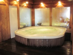 spa interieur de luxe en hiver