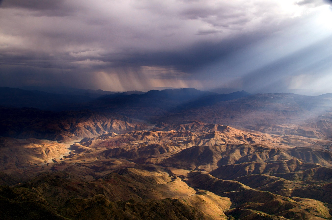 Paysages de Lalibela en Ethiopie