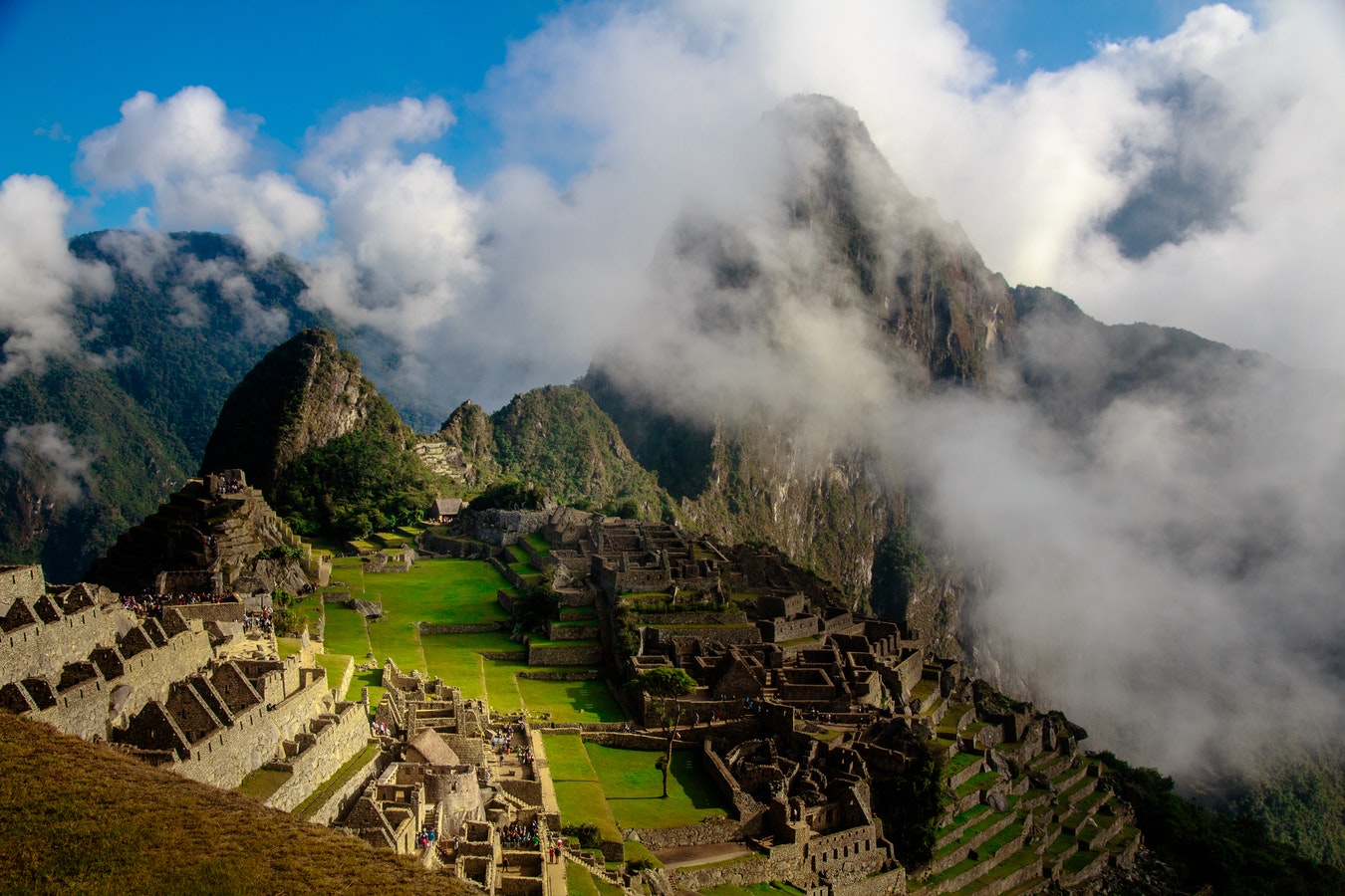 Vue du Machu Picchu au Pérou